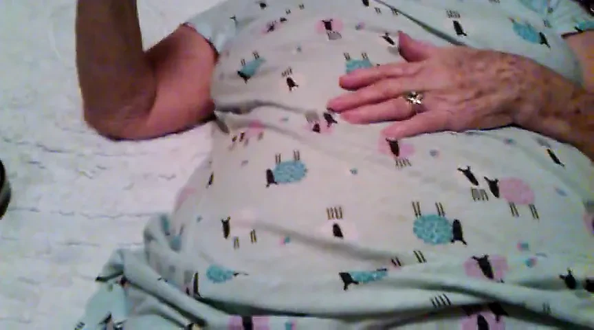 Grandmaw On Bed