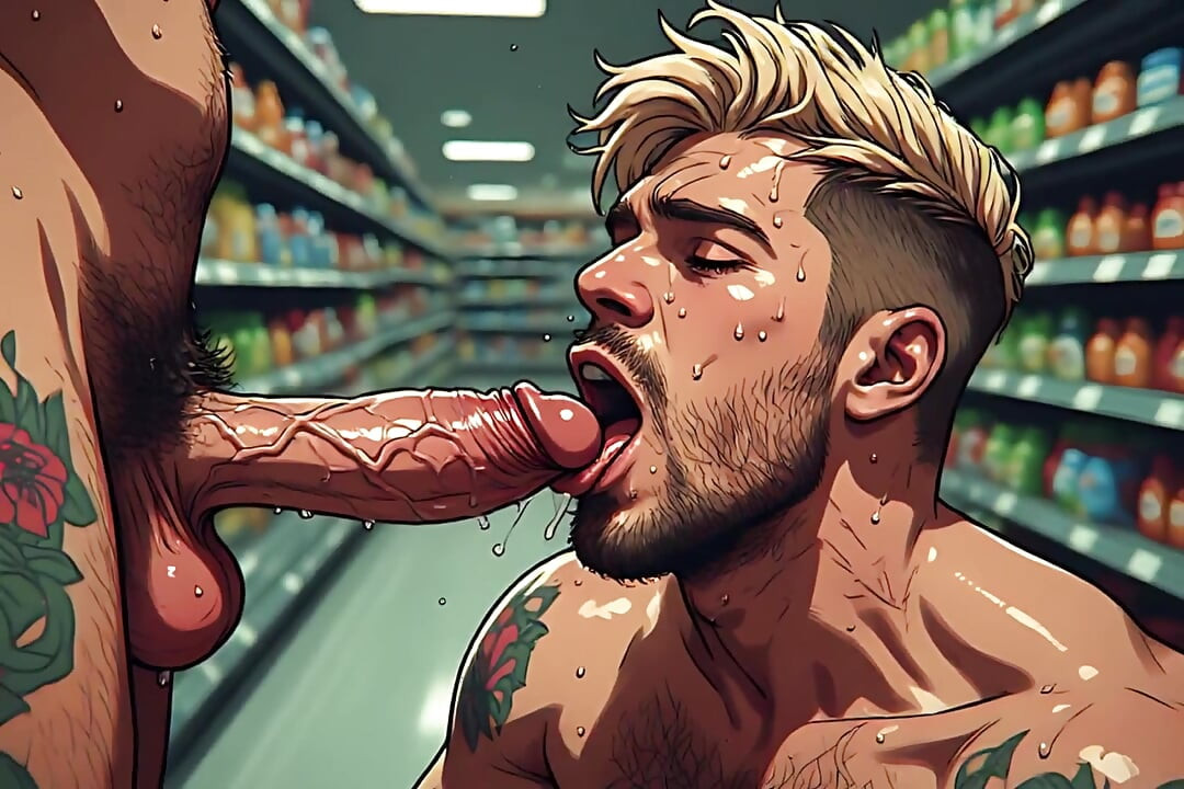 Loiros Musculosos Chupando