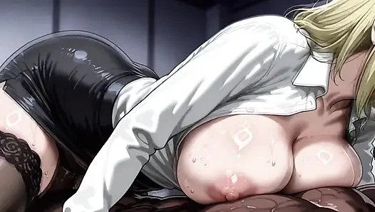 DarkShine (OPM) x Annie (AOT)
