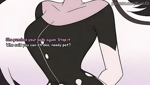 Carmilla Carmine caught her employee masturbating in the office (Dildo JOI)