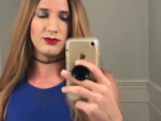 Sexy transgênero provocando