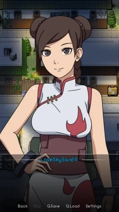 Thrilling moment from "Naruto Hentai - Naruto Trainer (Dinaki) Part 69 TenTen Public Masturbation!! By LoveSkySan69"