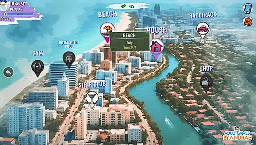 EP7: Diana와 바람을 피우고 만지는 - 그랜드 젖탱이 모험 (게임플레이)