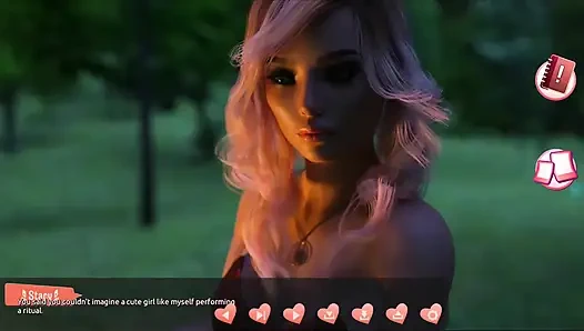 Membantu cewek-cewek seksi #3 - Johannes menyelidiki puncaknya untuk melihat apa yang sedang dilakukan gadis di kabin ini.