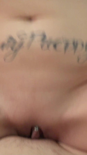 Unforgettable moment from "German Bitch with Pierced Clit Gets Rough Homemade Fuck after Berlin Party"