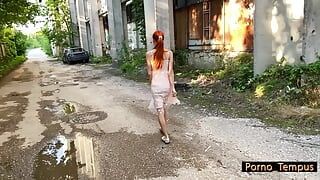 😈Slut thief will be punished_Russian students fuck on an abandoned porno_tempus