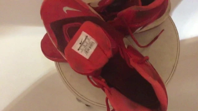 I piss on my sneakers