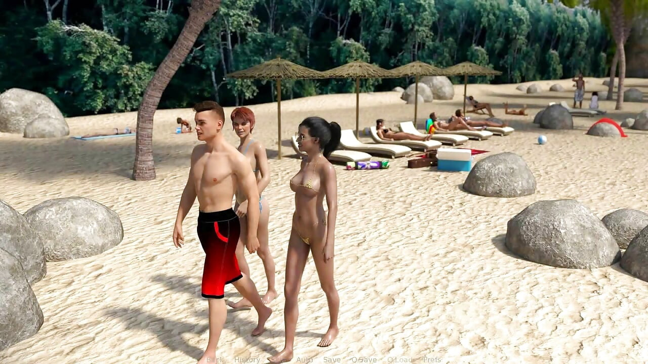 Der Ostblock: freund betrügt seine freundin mit zwei schönheiten am strand - episode 34