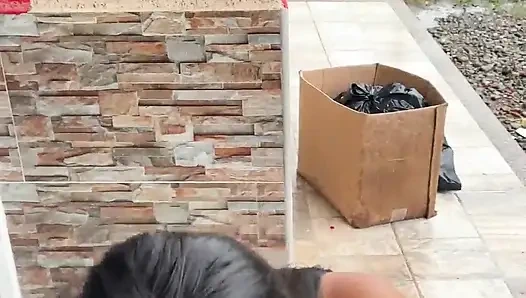 She loves to suck and be watched by the neighbors