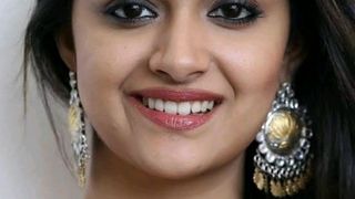 Телугу, тамильская героиня Keerthi Suresh, трибьют спермы