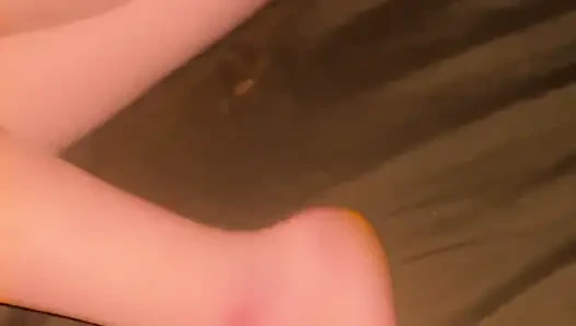 Timestop Süße rothaarige stiefschwester mit sexy füßen.  Frieren sie fick ein.