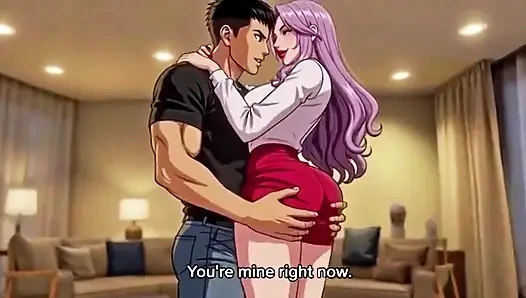 Horny stepmom grabbed by stepson when no one at home