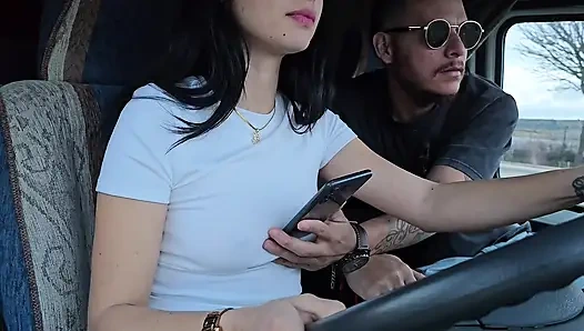 I picked up an UBER Client without a bra