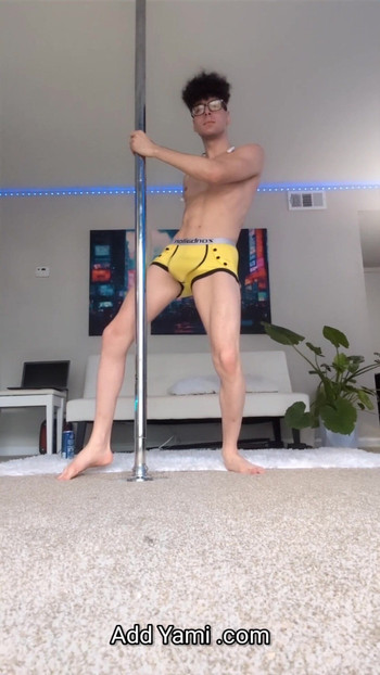 Deleted TikTok - eboy stripping shaking dick dwerking on TikTok
