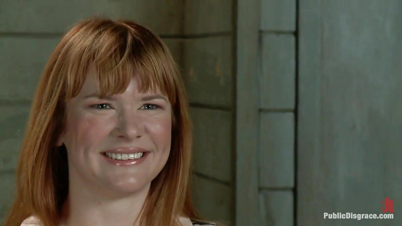 Strangers Get Handsy: a Slutty Redhead Gets DP'd by Dicks on Sticks in Public!