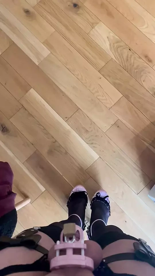 Crossdresser in high heels