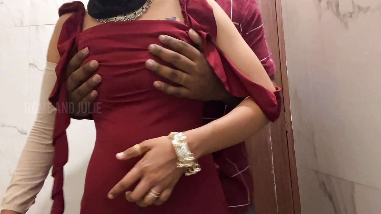 She's in party but I fucked her in Public Bathroom