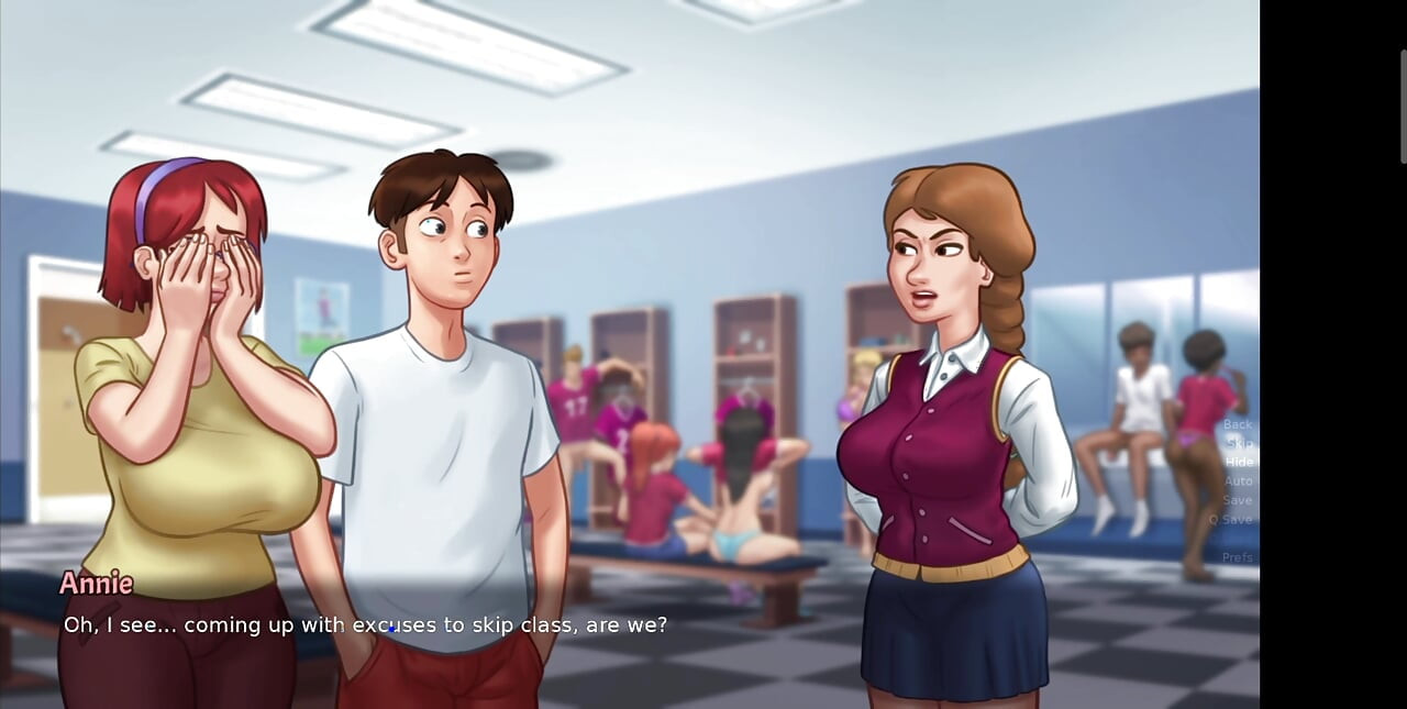 Judith and Anon first meeting in bathroom