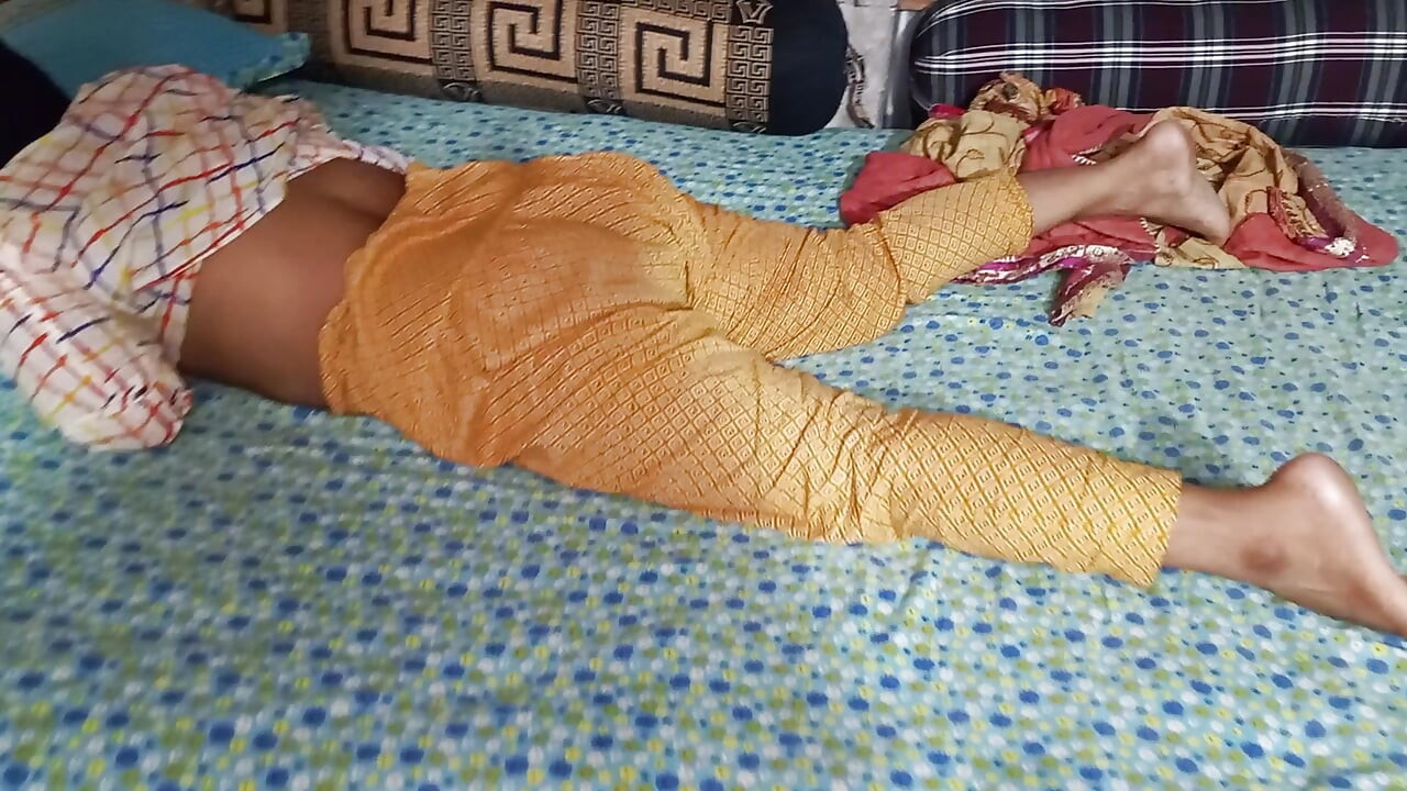 Step sister with First-time village at home