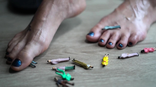 Stepping on Little People with My Barefeet