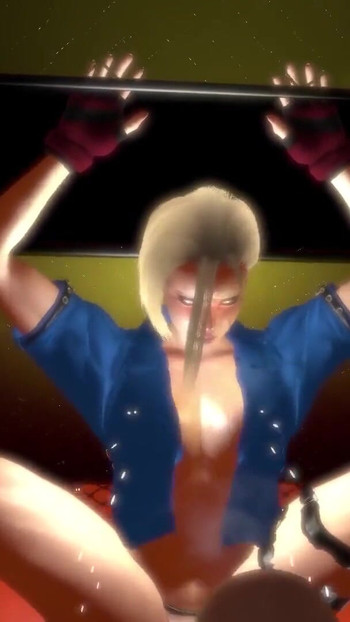 Thrilling moment from "Cammy Sex Cage Fight - Street Fighter Parody"