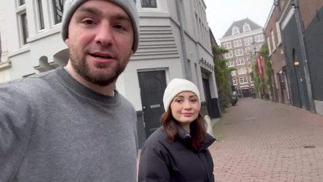 Adventure in Amsterdam to the Sex Shop with Beautiful Italian MILF Cougar