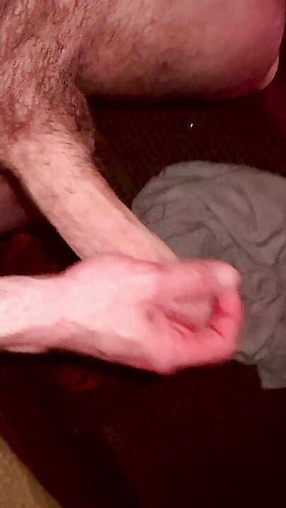 BWC Standing wank with cumshot!!!