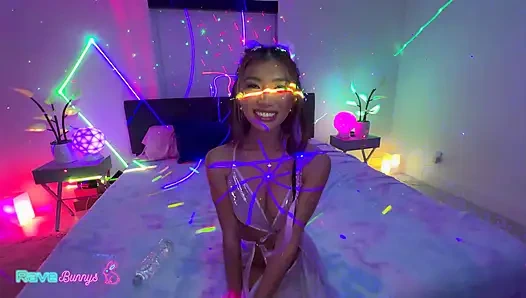 Rave-Ready Clara Trinity Seduces The DJ And Rides His Thick Cock!
