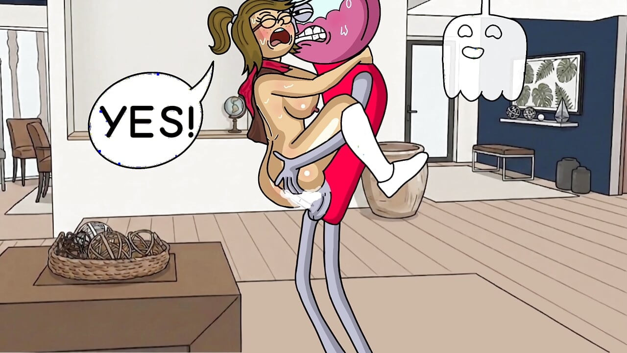 Regular show parody - benson nahm seine affäre mit CJ, Starla und Eileen auf, zusammenstellung