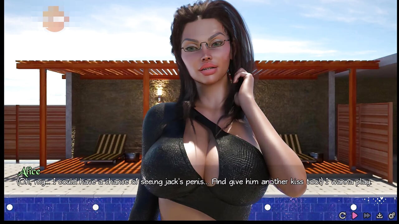 Cinta tulen #6: Ava memberikan Johannes handjob di kolam