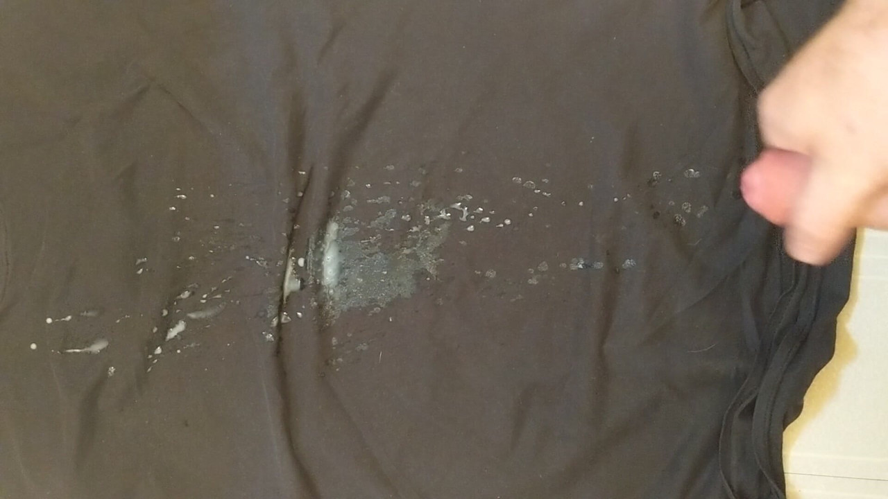 Chubby guy blows a big load.