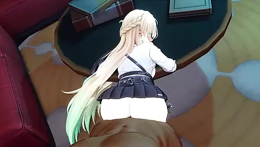 Wuthering waves - lynae threesome - animasi hentai 3d