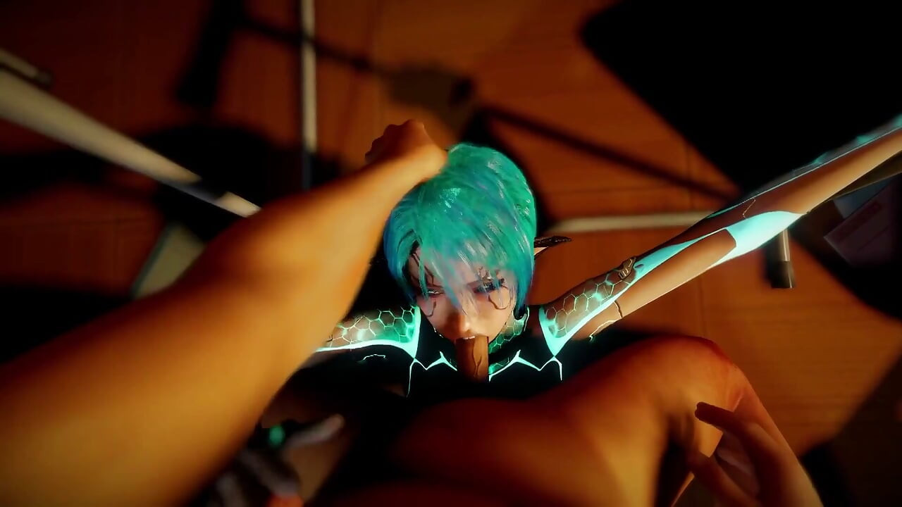 Face Fucking a Sexy Robot Girl