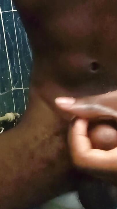 Nabi sucked my cock in the bathroom