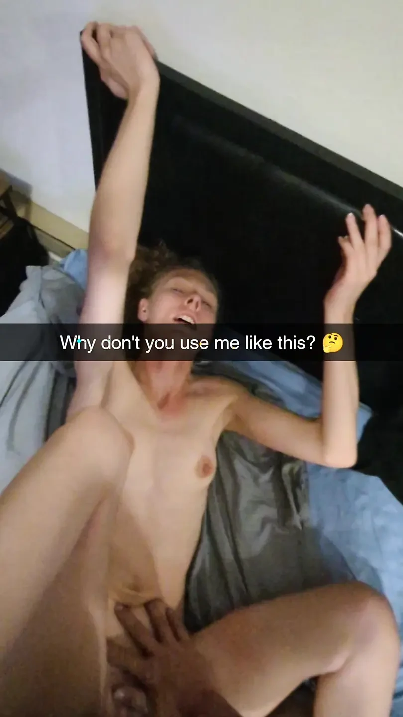 Wife Smokes and Cheats While Home Alone and Cucks Her Husband on Snapchat. Cumslut Can’t Stop Cumming