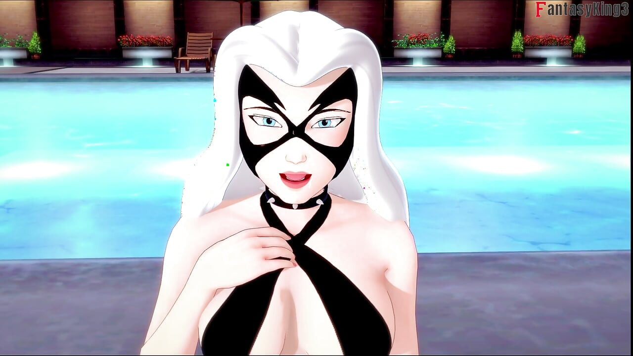 Felicia Hardy (แมวดํา) เย็ดมุมมองคนเย็ด - Marvel