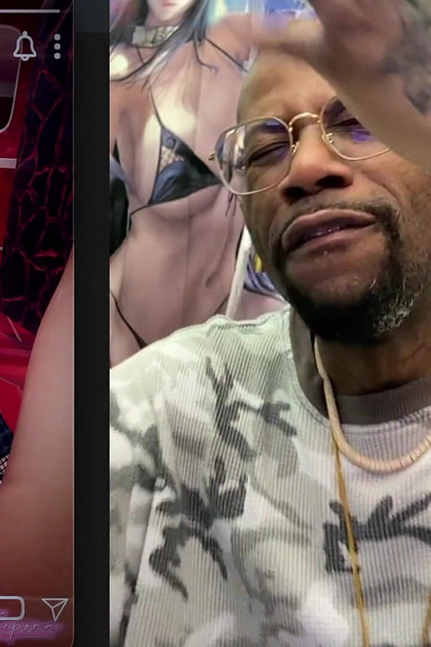 Kiriko หีหัวโล้นแน่นเล่นกับการฉกเปียกของเธอขณะ D.va ดู