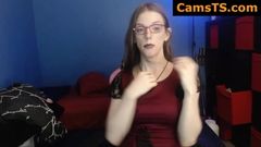She came on a gaming chair TS Webcam Slut
