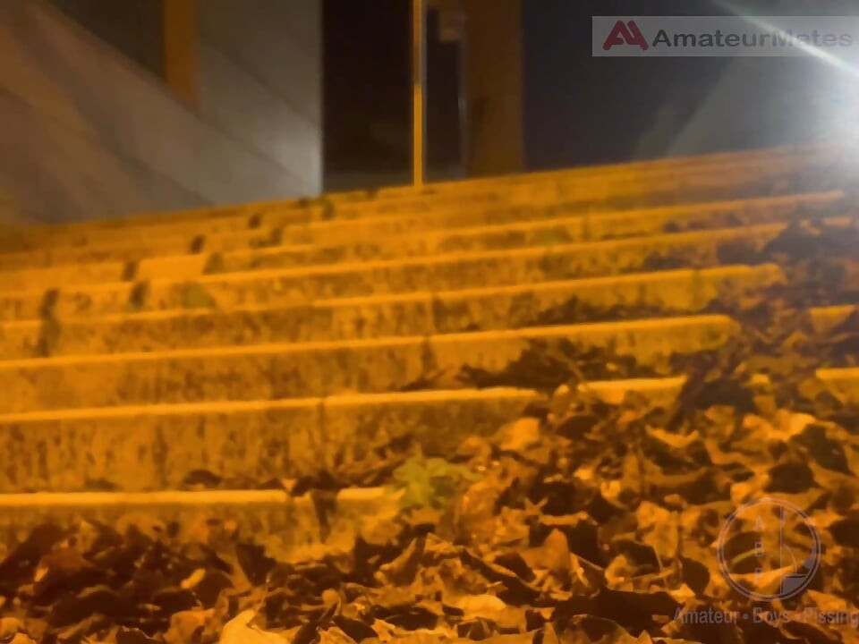 Amateur Boy in Football Gear Caught Wetting Himself in the Street