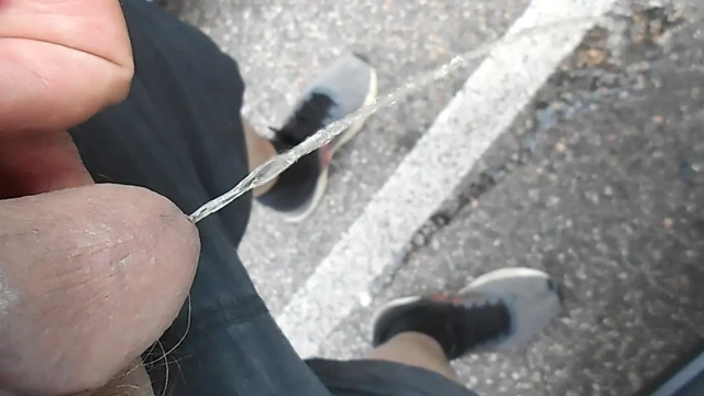 Me pissing in public