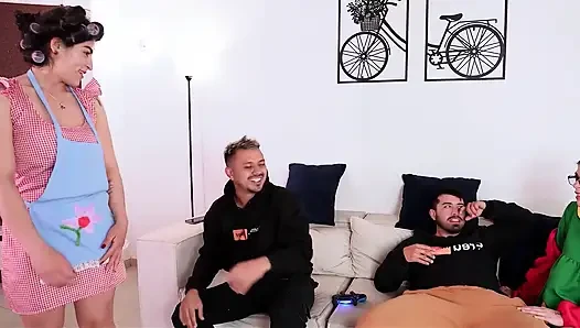 With My Stepfather's Friends Sex in the Neighborhood