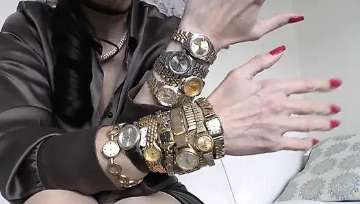 Saat mirasından sonra mastürbasyon sırasında seksi saat sesleri, lady victoria valente