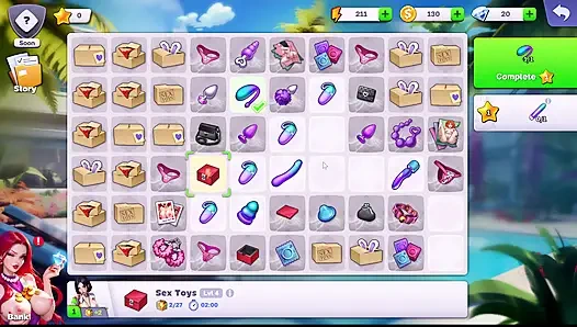 Si seksi villa terangsang menunggangi kontol besar di game terbaik