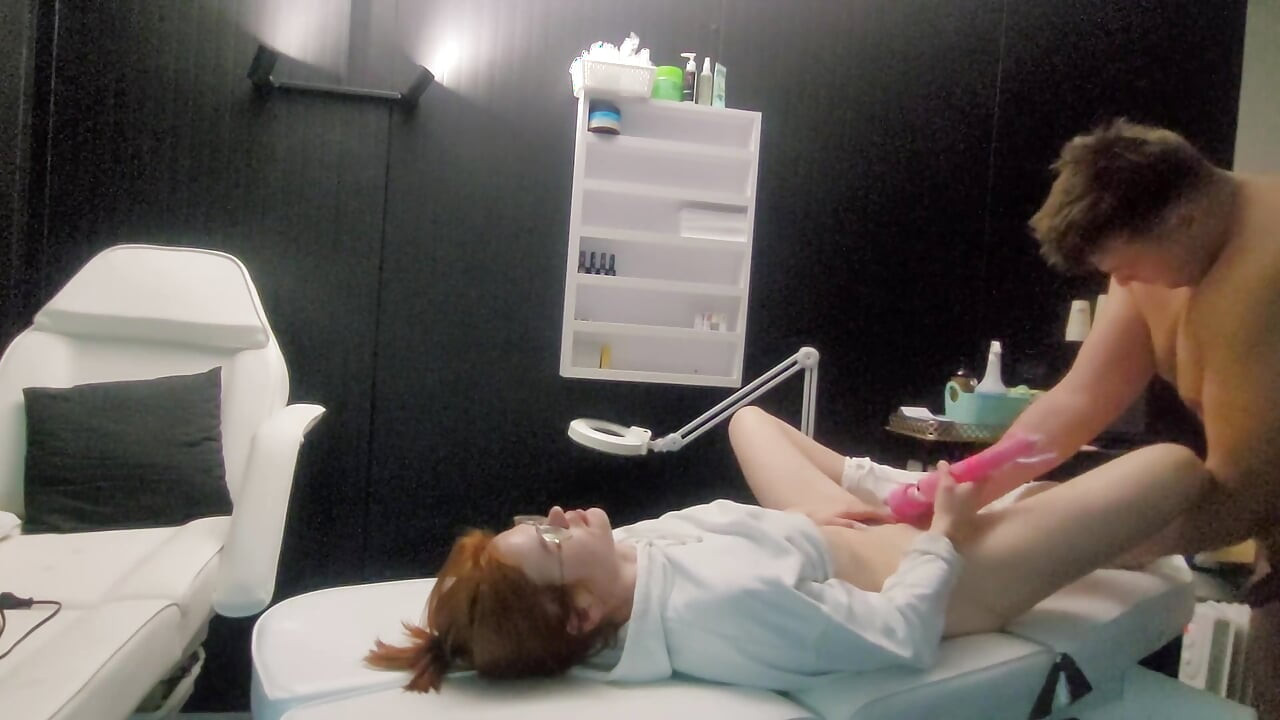 After the Massage, the Masseuse Decided She Wanted to Have Some Fun and Asked the Client to Help