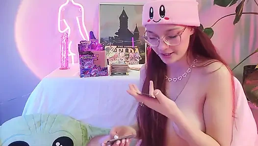 Boobs and Game Card Pulls Topless