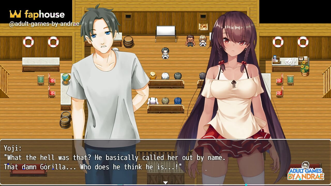 Island Ntr Survival Ss Gameplay Part 1 - 1 Woman and 5 Men in an Island