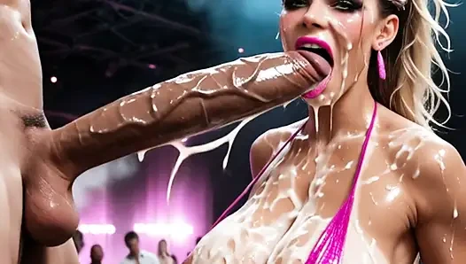 ВИДЕО ШЛЮШЕК В ПОДЗЕМЕЛЬЕ AI, ПОДБОРКА 110 - СТРИПТИЗЕРША CALI, ЧАСТЬ 2