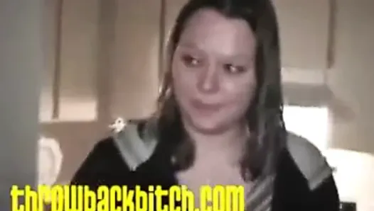 White Slut Caught Lock Jaw Sucking On Black Dick
