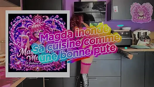 Magda Die Squirt-Königin Dildos selbst und flutet ihre Küche – Squirt Solo Extreme