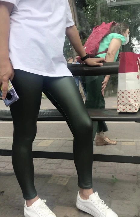 Bus stop spandex